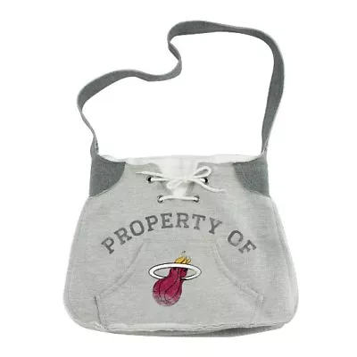 Miami Heat NBA Hoodie Sweatshirt Material Sling Purse Handbag • $17.93