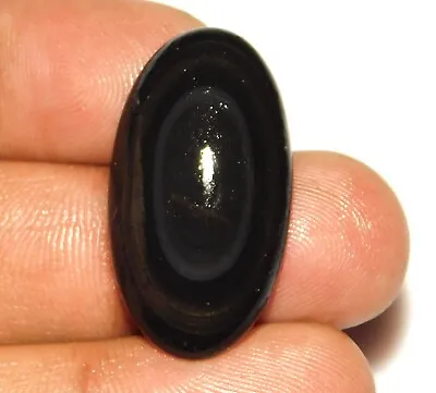 23.ct Natural Rainbow Obsidian Eye Oval Cabochon Jewelry Making Gemstone At=47 • $10.66