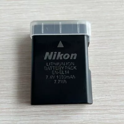 Original EN-EL14 Battery For Nikon D5500 D5600 D5300 D5200 D5100 D3300 P7700 • $19.99