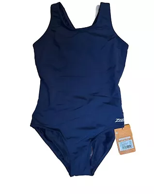 Zoggs Navy Swimsuit Size 10 Years • £13.99