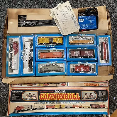 Vintage Life Like Cannonball Train Set Ho Scale 1970s  • $70