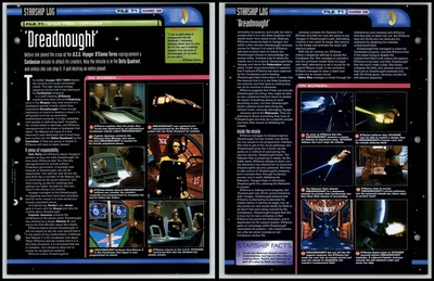 £1.49 • Buy Dreadnought - Voyager - Star Trek Fact File Page