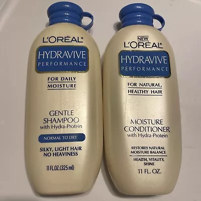 L’Oréal Hydravive Performance Daily Moisture Shampoo&Conditioner Normal/Dry HTF • $39.99