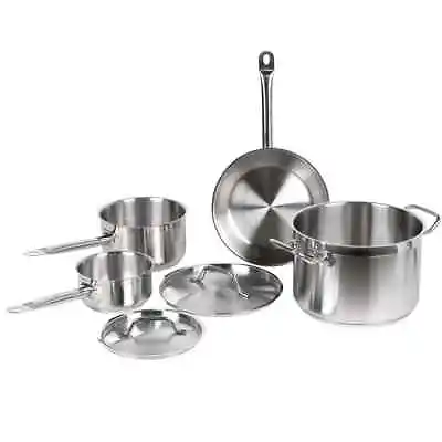 Vollrath - 3820 - Deluxe 6 Pc Optio™ Stainless Steel Cookware Set • $59