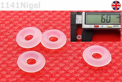 £1.99 • Buy 6mm OD  1.9mm CS O Rings Seal Silicone VMQ Sealing O-rings Washers  UK  Last Few