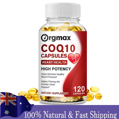 Coenzyme Q10 CoQ10 Capsules 300mg High Potency Heart HealthRelieve Stress 120Pc • $23.95