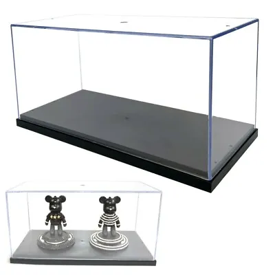 Large Acrylic Display Case Dustproof Box Perspex Clear Collectibles Model UK • £16.99