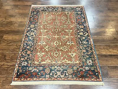 Karastan Rug 4x6 Williamsburg Ushak #552 Vintage Discontinued Wool Pile Carpet • $979.30