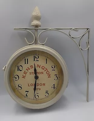 Vintage Styled Double Sided Kensington Station Clock Battery Operated • $59.99