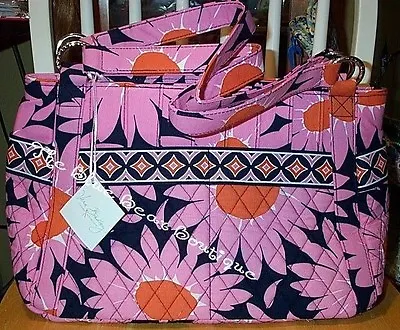 Vera Bradley Retired Loves Me Stephanie Style Bag Purse Floral Daisy Rare • $65