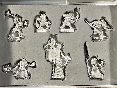 Citadel Miniatures  Warhammer FB Set Of 7 Goblins 25mm Metal Figures Vintage • $40.64