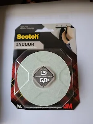 £3.17 • Buy 3M Scotch Indoor Double-Sided Mounting Tape 1 In X 125 In 1 Roll