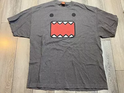 DOMO T-Shirt Unisex Sz 2XL Brown Big Face Graphic Print Short Sleeve NHK-TYO Y2K • $59.99