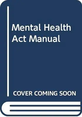 Mental Health Act Manual By Jones Richard Book The Cheap Fast Free Post • £7.99