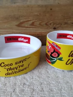 £19.95 • Buy Vintage Style Retro Kelloggs COCO POPS Cereal Bowl & Mug C2016