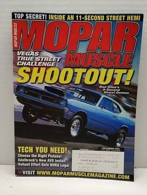 MOPAR MUSCLE 2003 SEPT - BUILD A HEMI 9 Second Street Demon • $6.99