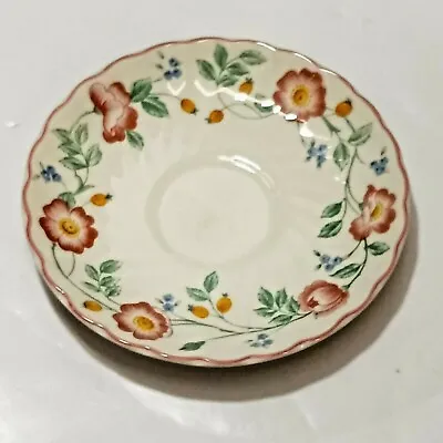 $6.49 • Buy Churchill Briar Rose Dessert Plate Floral China Staffordshire 5 1/2 