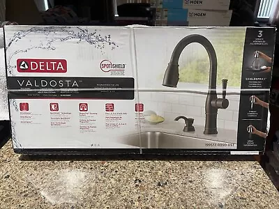 NEW!! DELTA Valdosta Spotsheild Kitchen Faucet Venetian Bronze 19957Z-RBSD-DST • $194.49