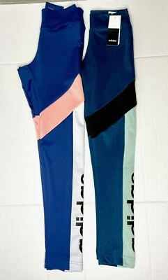 $18 • Buy Women’s ADIDAS Color Block Aeroready Leggings Yoga Pants  U Choose Size & Color 