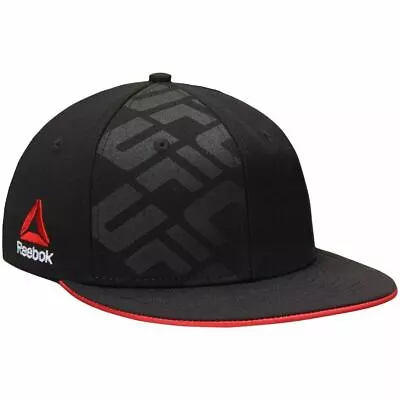 Mens Reebok UFC Flatbrim Snapback Hat - Black | Red • $19.99