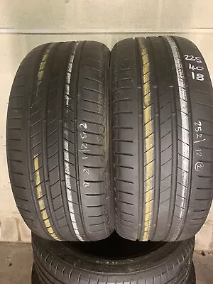 2 X 225 40 R18 Bridgestone Turanza T005 XL 92Y 5.2MM+ 2254018 22540R18 225/40/18 • £129.97