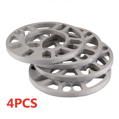 4 X 10mm Alloy Aluminum Wheel Spacers Shims Spacer Universal 4/5 Stud Car Kit • $23.59