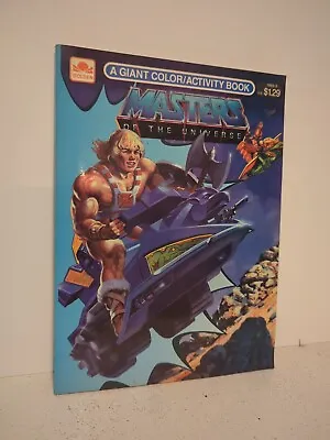 Vintage 1985 He-Man & Masters Of The Universe Golden Coloring And Activity Book • $15