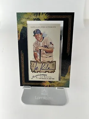 Ian Kinsler 2008 Topps Allen & Ginter Mini Framed On Card Autograph Rangers • $6.99