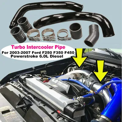 Intercooler Pipe Kit For 03-07 Ford Excursion F250 F350 6.0L Powerstroke Diesel • $108