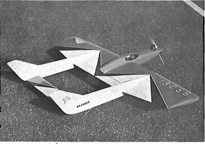 Pegasus CL Stunt & Uransus FF Model Airplane Plans MAN March 1964 Plan Set 29A • $12