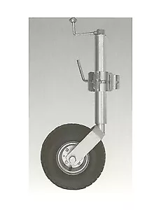 10  Inflated Rubber/Pneumatic Jockey Wheel With Clamp  • $39