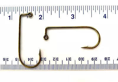 1000 Matzuo 117020 Bronze Aberdeen 90 Degree Round Bend Jig Fish Hooks Size 4/0 • $79.99