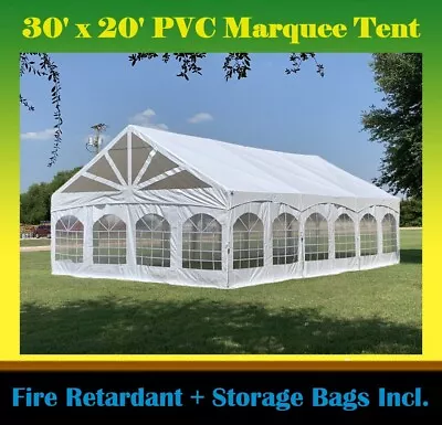 30'x20' PVC Marquee - Heavy Duty Large Party Wedding Canopy Tent Fire Retardant • $1599.98