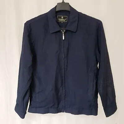 Vintage 80s 90s Official University Of Cambridge Jacket Navy Size M Navy Blue • $83