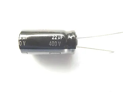 22uf 400v 105c LOW ESR Size 12.5mmx25mm  Panasonic EEUEE2G220 High Ripple • £1.82