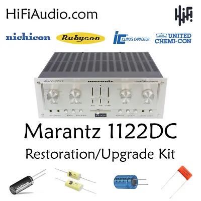 Marantz 1122DC Amplifier Rebuild Restoration Recap Service Kit Repair Capacitor • $165