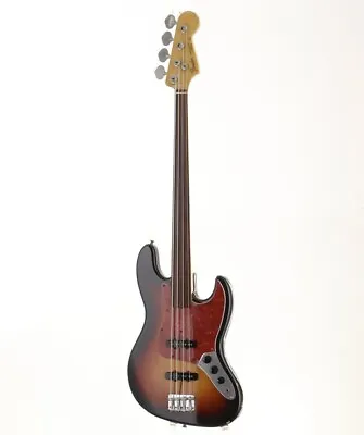 Used 1989-1990 Fender Japan JB62-600FL 3TS Sunburst MIJ Jazz Bass Fretless • $1359.80