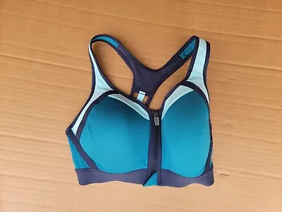 C9 By Champion Front Zip Sports Athletic Bra Size 34D • $5