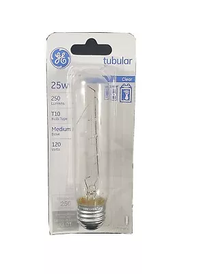 GE 25 Watt Tubular 25T10 Picture Appliance Aquarium Cabinet Light Bulb Clear  • $10