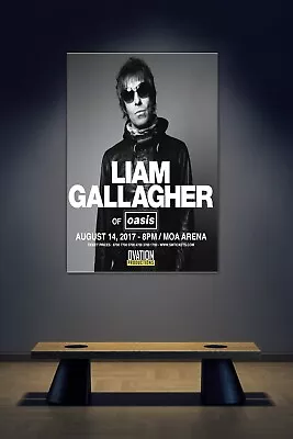 Liam Gallagher MOA Arena Vintage Music Concert Rock Poster A4 A3 A2 No 0659 • £6.99