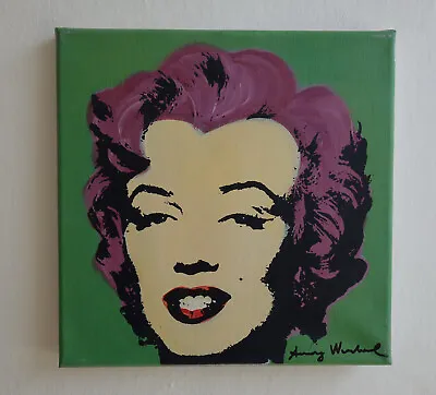 Fine Unique Painting – Marilyn Monroe Signed Andy Warhol W COA • $900