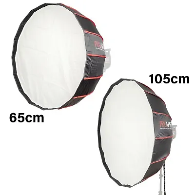 Easy-Open Umbrella Deep Parabolic Rice Bowl Softbox With Grid White Interior • £89.99