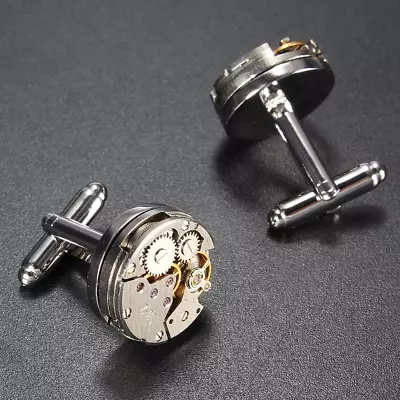 Mechanical Watch Brand New Movement Men'S Cufflinks • $14.99