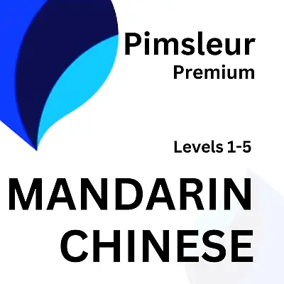 Pimsleur Chinese (Mandarin) Levels 1 2 3 4 & 5 - Complete Language Course. • £19.99