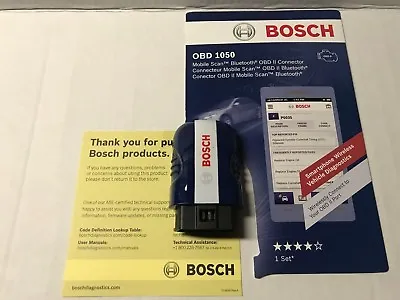 £31.06 • Buy BOSCH OBD 1050 Bluetooth Mobile Scan Tool OBD2 Apple IPhone Diagnostics 