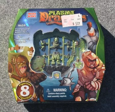 Mega Bloks Plasma Dragons Battle Realm Orc Booster Pack # 12  NIB OOP • $16