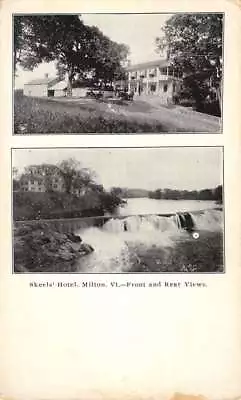 Milton Vermont Skeels Hotel Multiview Antique Postcard K84811 • $10