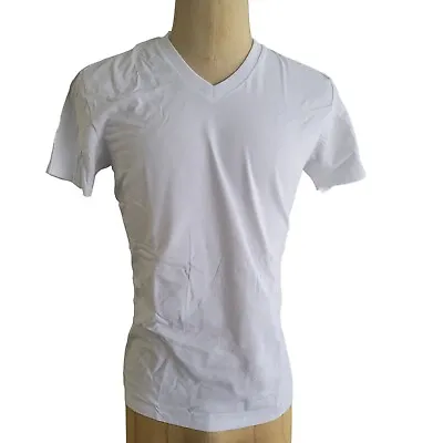 Men's Alfani 2-Pack V-neck Stretch 100% Cotton Undershirt. Size Large. • $33.60