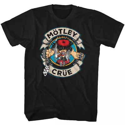 Motley Crue Mascot Full Color Alister Fiend Men's T Shirt Heavy Metal Merch • $27.50