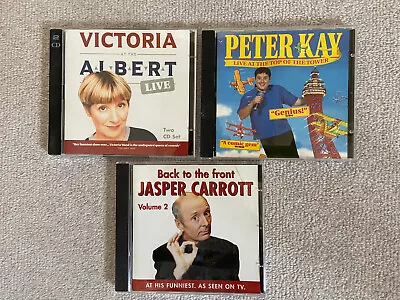 Lot Of 3 Audio CD Sets -featuring  Victoria Wood Peter Kay And Jasper Carrott • £9